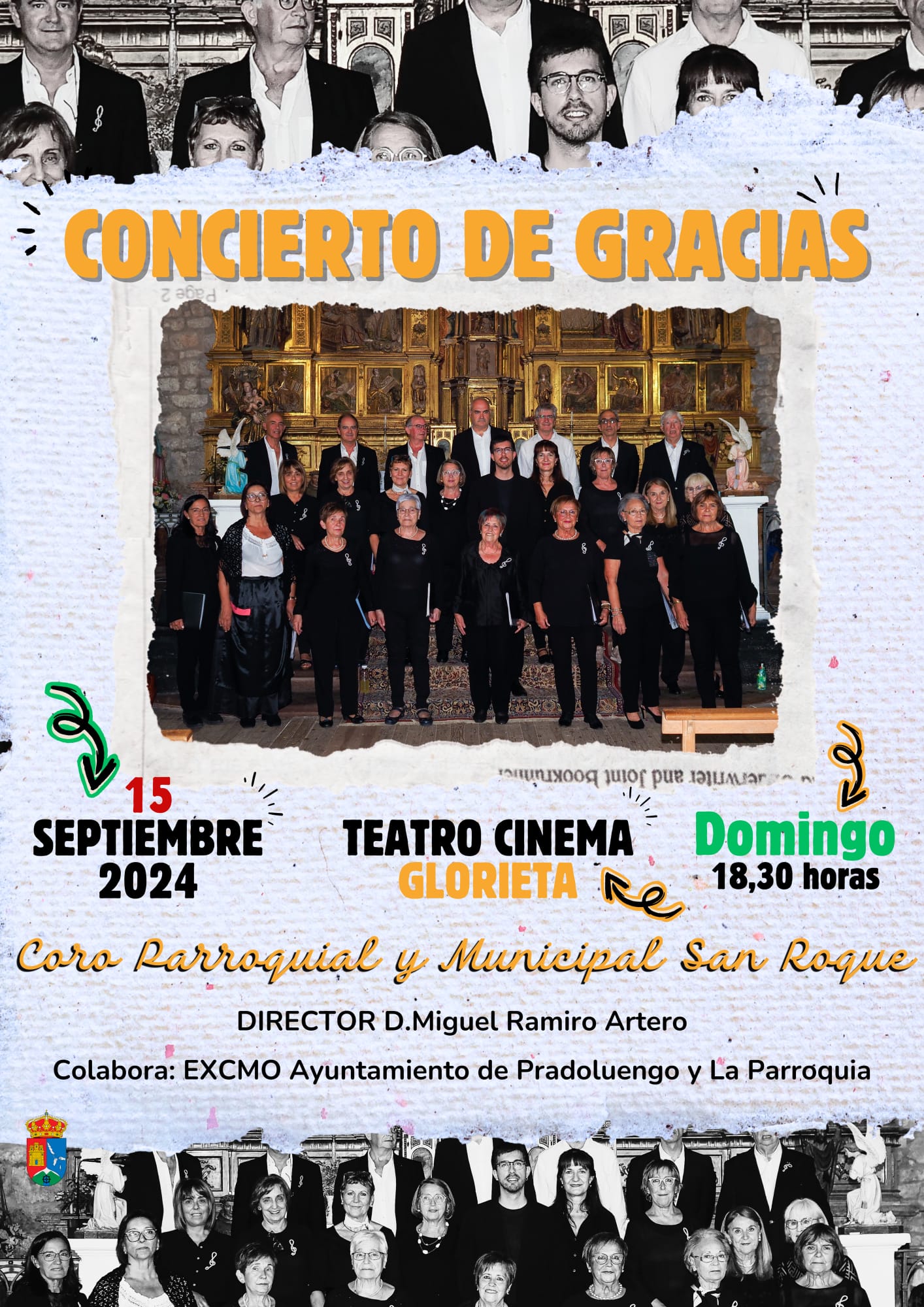 🎵 CONCIERTO DE GRACIAS - CORO PARROQUIAL Y MUNICIPAL "SAN ROQUE" 🎵