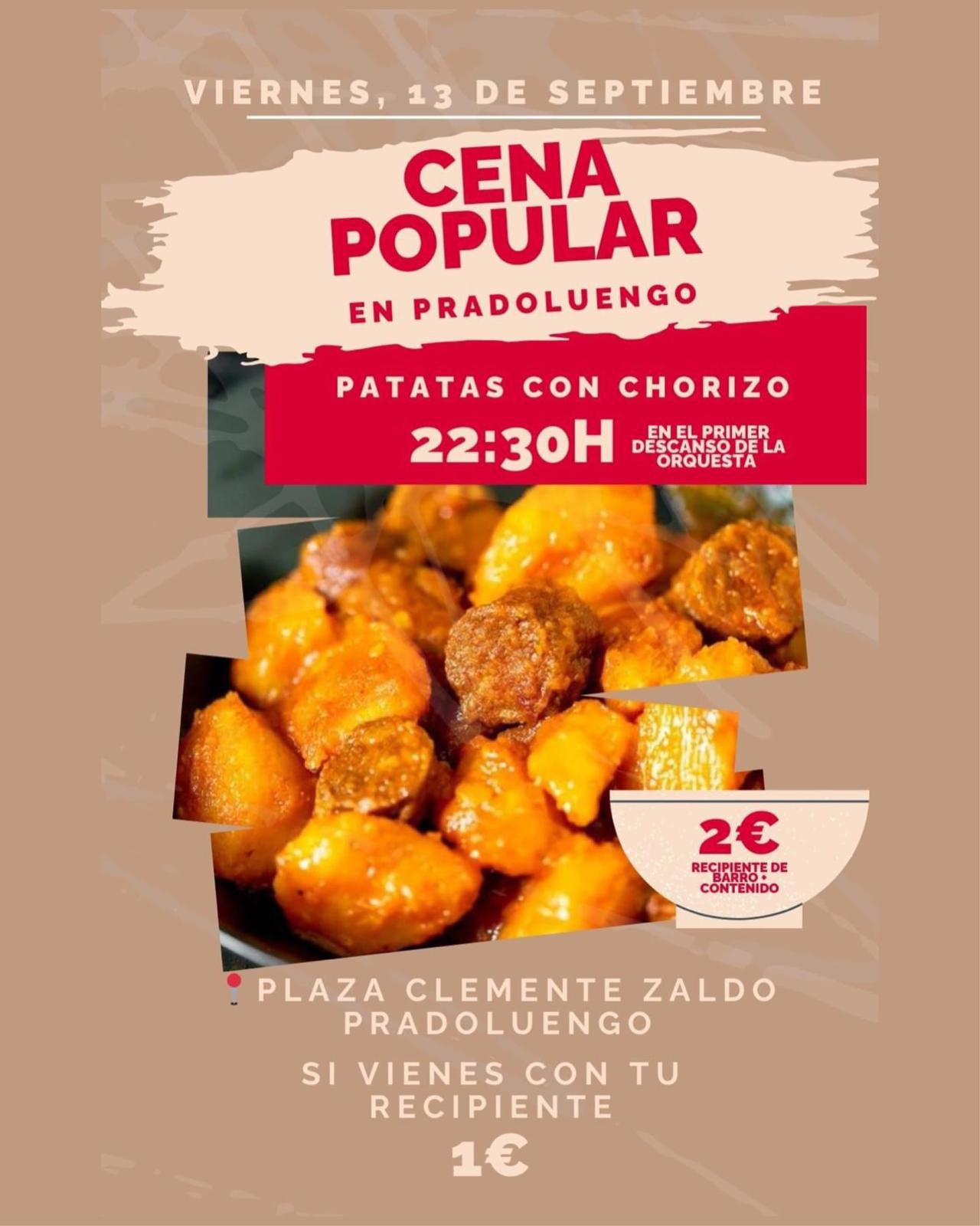 🥔🥘 CENA POPULAR - PATATAS CON CHORIZO 🥘🥔