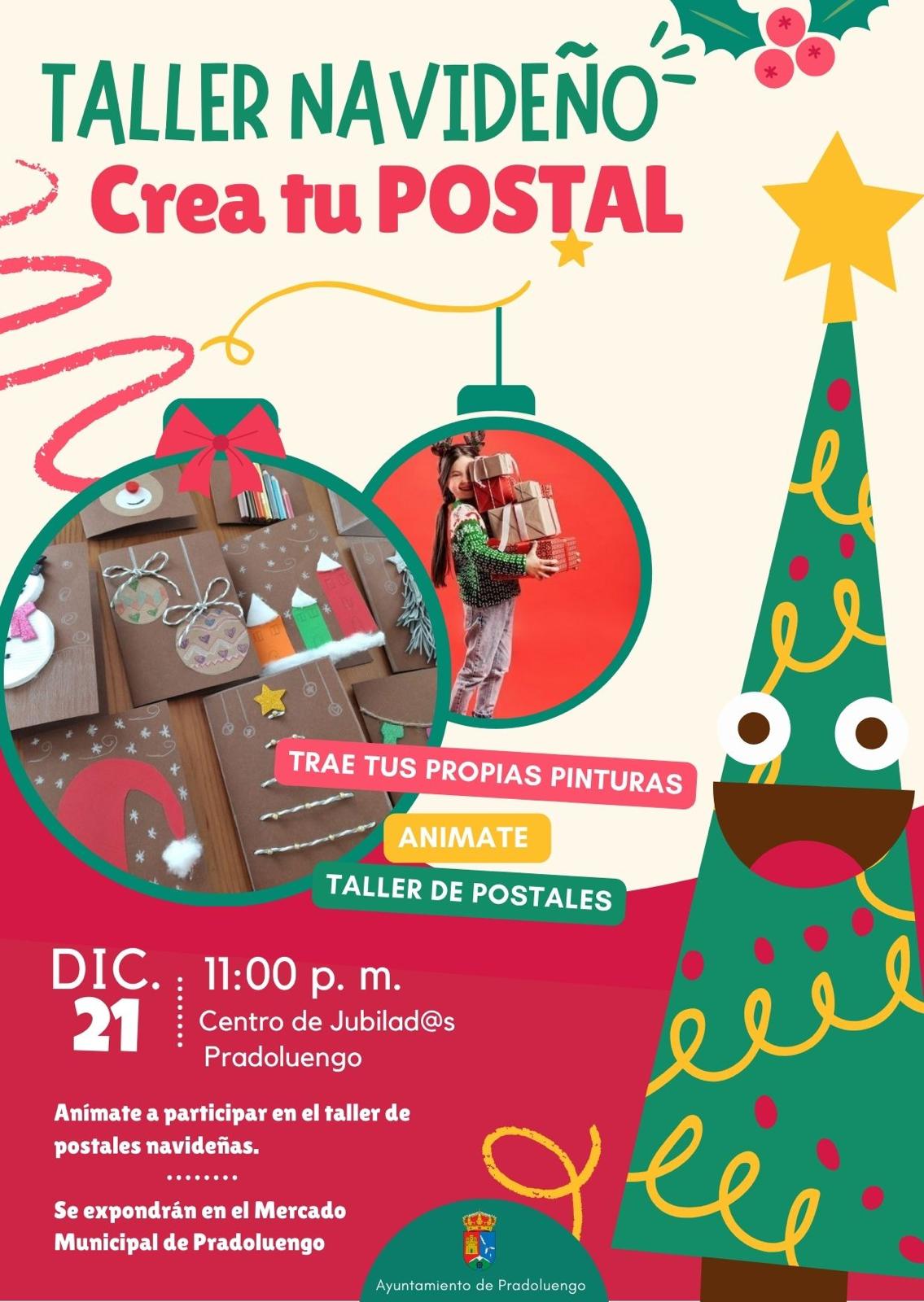 TALLER NAVIDEÑO - "CREA TU POSTAL"