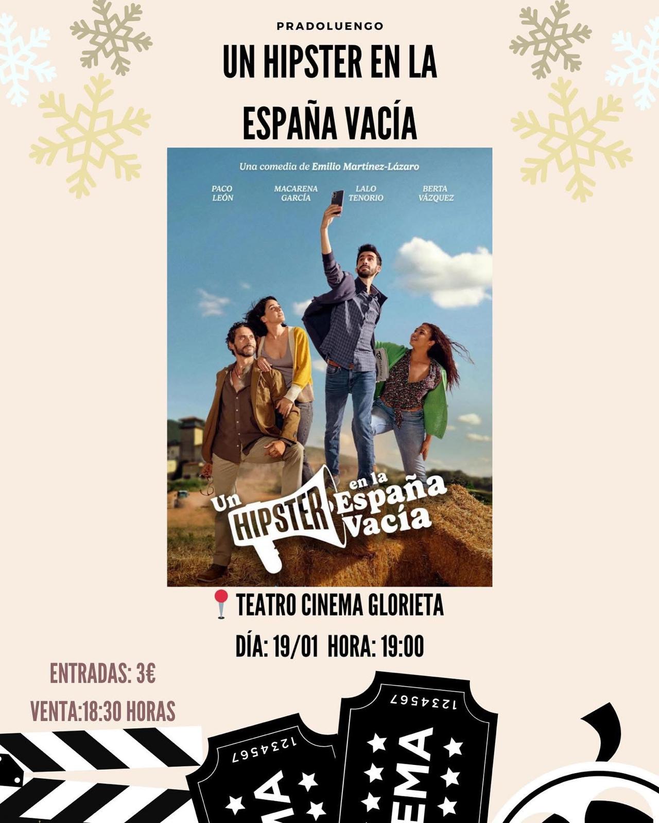 CINE EN EL TEATRO - "UN HIPSTER EN LA ESPAÑA VACÍA"