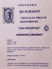 Cartel jornada con la Peña Taurina