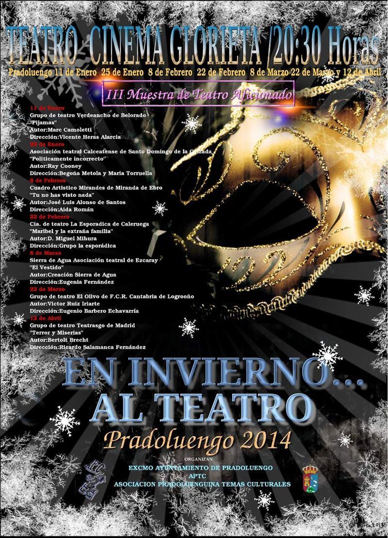 IIIª Muestra de teatro aficionado “En invierno al teatro”