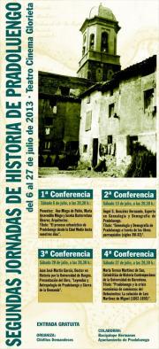 Segundas Jornadas de la Historia de Pradoluengo Segundas Jornadas de la Historia de Pradoluengo