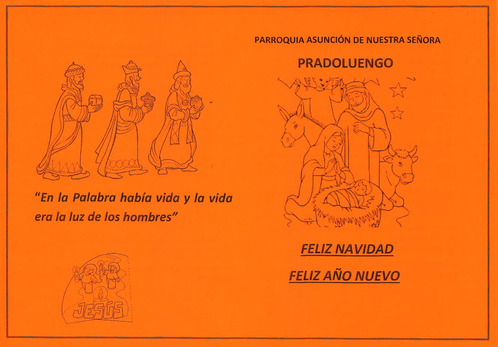 PROGRAMA CELEBRACIONES DE NAVIDAD - PARROQUIA ASUNCIÓN DE NUESTRA SEÑORA