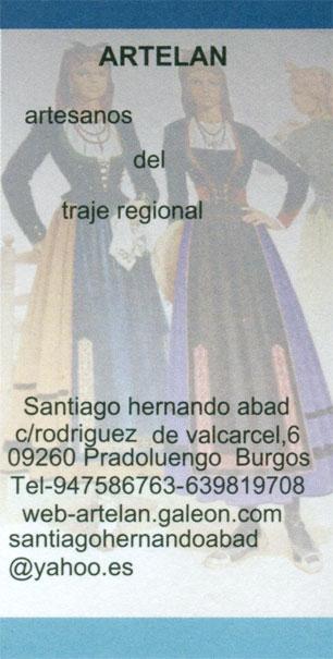 Artesanos del traje regional